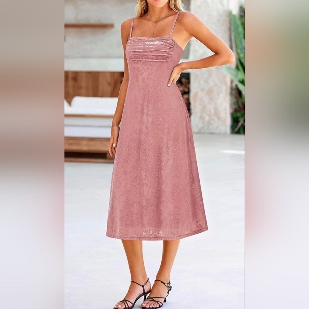 BTFBM Spaghetti Strap Midi Dress #837 NWOT - Picture 8 of 10